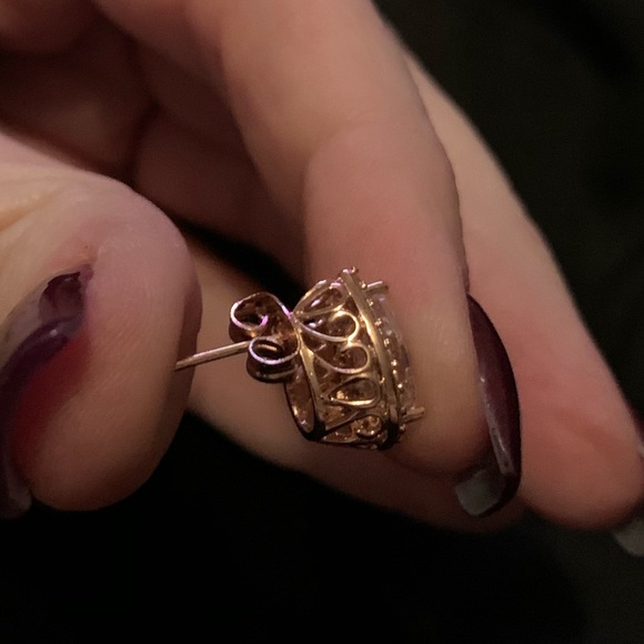 PAJ Tear Drop Necklace/Earring Set Rose Gold - Picture 4 of 8